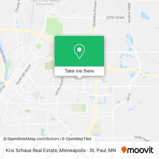 Kris Schaus Real Estate map