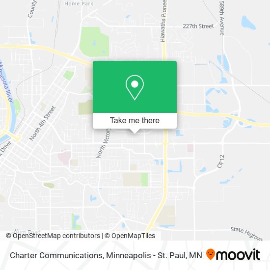 Charter Communications map