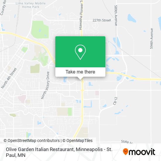 Olive Garden Italian Restaurant map