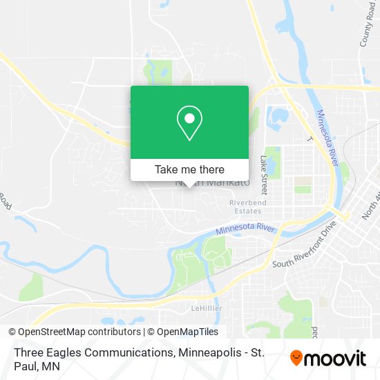 Three Eagles Communications map