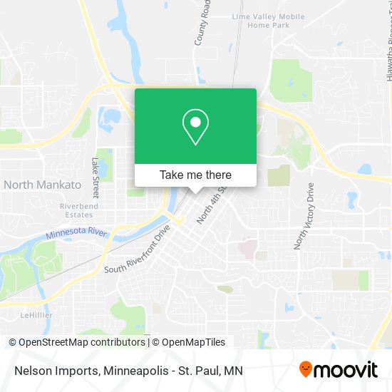 Nelson Imports map