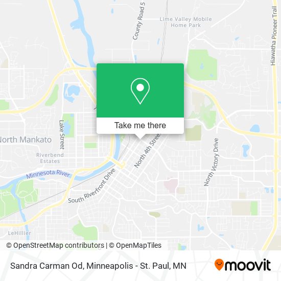 Sandra Carman Od map