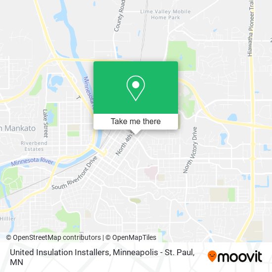United Insulation Installers map