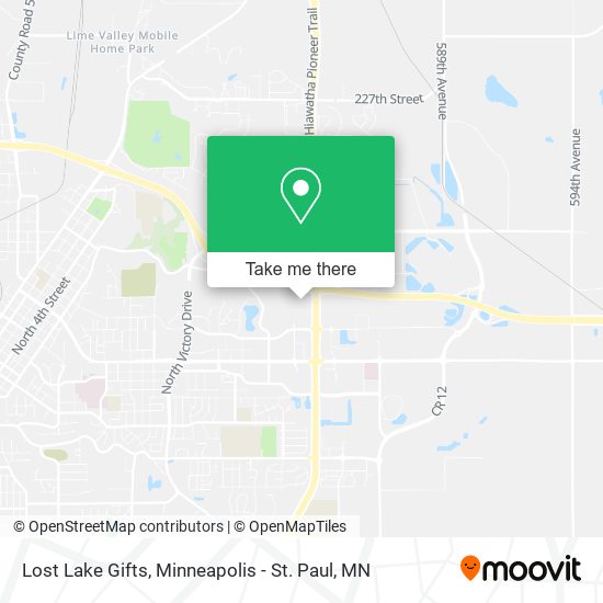Lost Lake Gifts map
