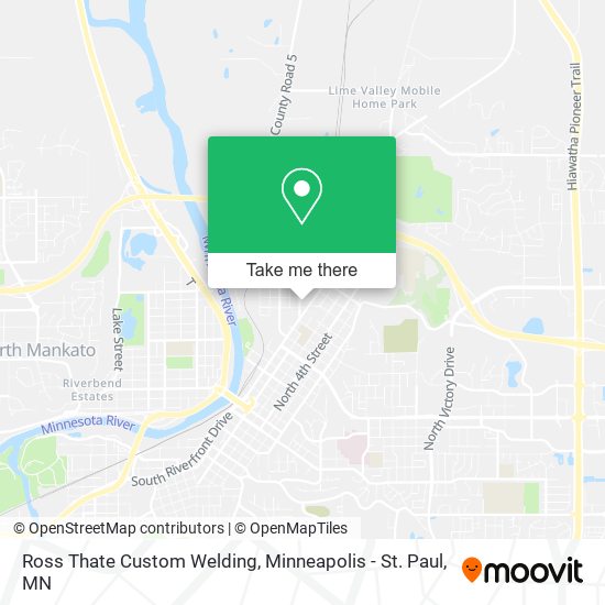 Mapa de Ross Thate Custom Welding
