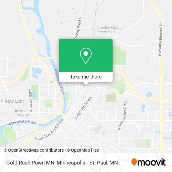 Gold Rush Pawn MN map