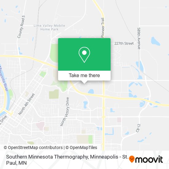 Southern Minnesota Thermography map