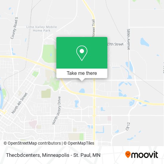 Mapa de Thecbdcenters