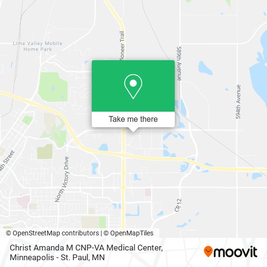 Mapa de Christ Amanda M CNP-VA Medical Center
