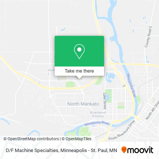 D/F Machine Specialties map