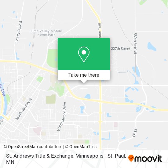 St. Andrews Title & Exchange map