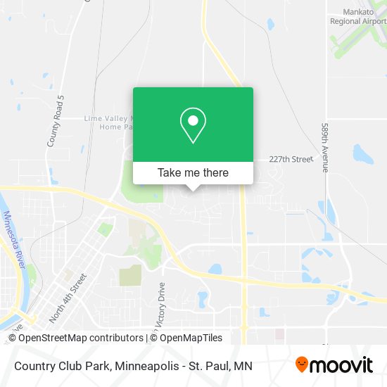 Country Club Park map