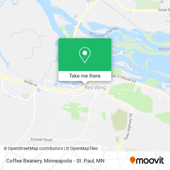 Coffee Beanery map