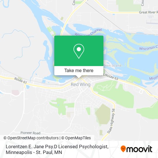 Lorentzen E. Jane Psy.D Licensed Psychologist map