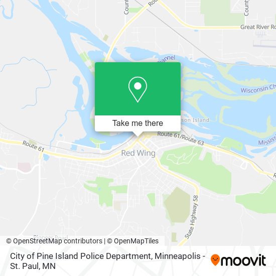 Mapa de City of Pine Island Police Department