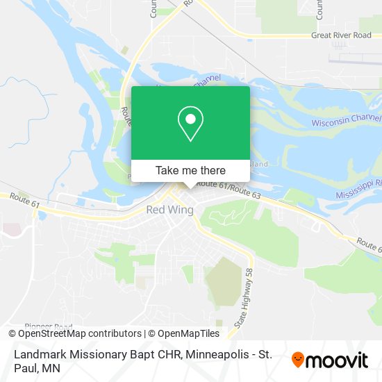 Landmark Missionary Bapt CHR map