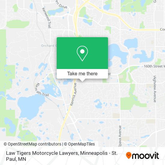 Law Tigers Motorcycle Lawyers map