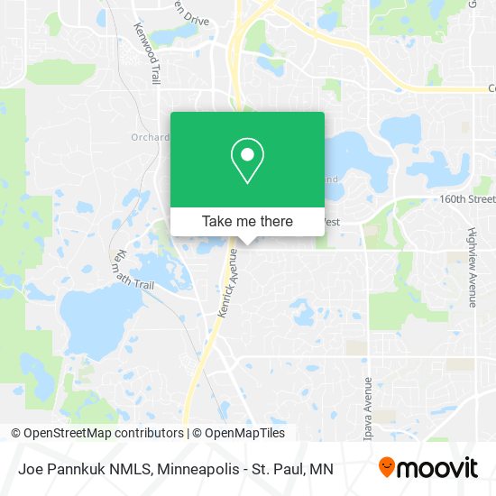 Mapa de Joe Pannkuk NMLS