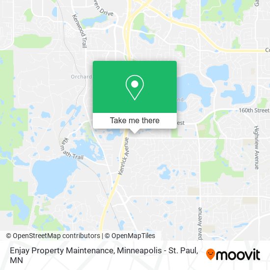 Enjay Property Maintenance map