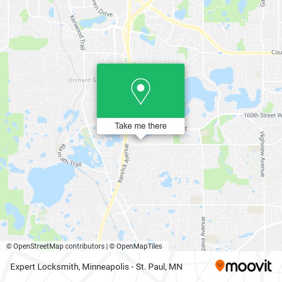 Expert Locksmith map