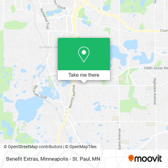 Benefit Extras map