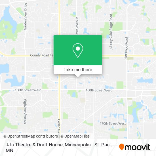 Mapa de JJ's Theatre & Draft House