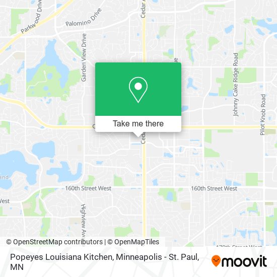 Popeyes Louisiana Kitchen map