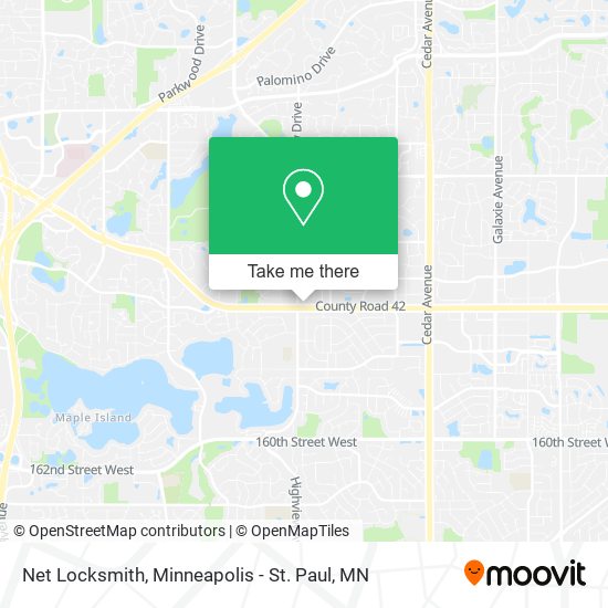 Net Locksmith map