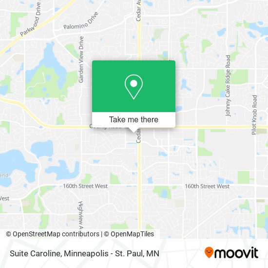 Suite Caroline map