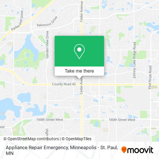 Mapa de Appliance Repair Emergency