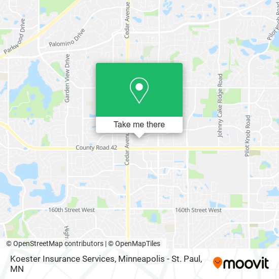 Koester Insurance Services map