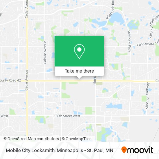 Mapa de Mobile City Locksmith