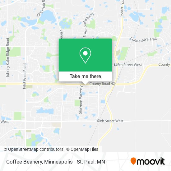 Mapa de Coffee Beanery