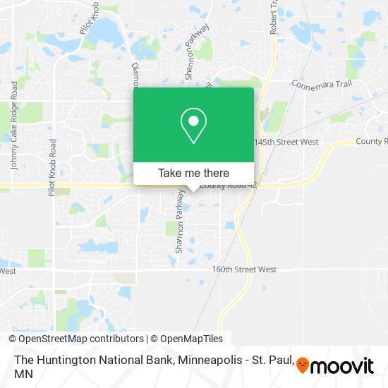 The Huntington National Bank map