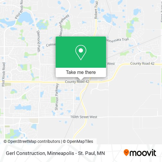 Gerl Construction map
