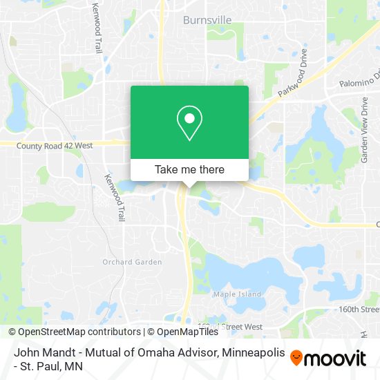 John Mandt - Mutual of Omaha Advisor map