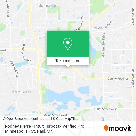 Rodney Pierre - Intuit Turbotax Verified Pro map