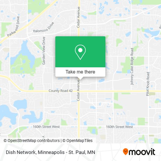 Mapa de Dish Network