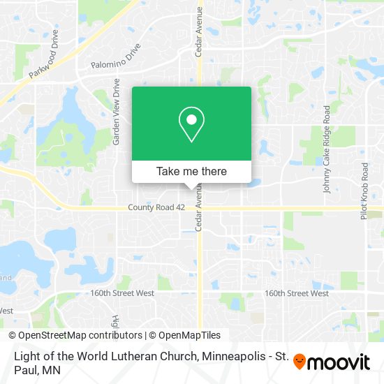 Mapa de Light of the World Lutheran Church