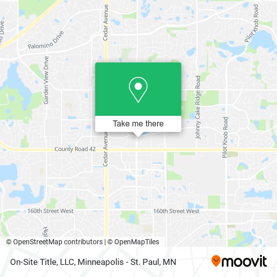 On-Site Title, LLC map