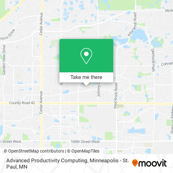 Advanced Productivity Computing map
