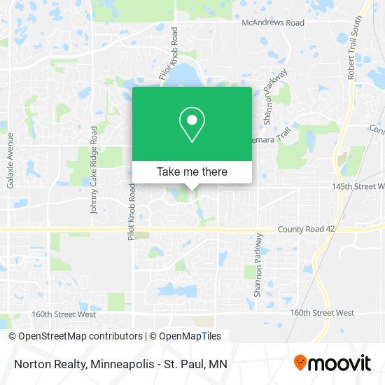 Mapa de Norton Realty