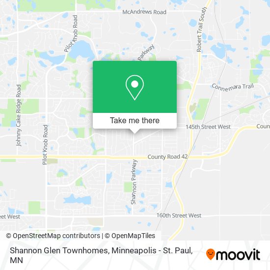 Shannon Glen Townhomes map
