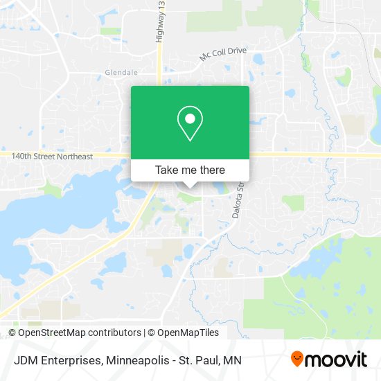 JDM Enterprises map