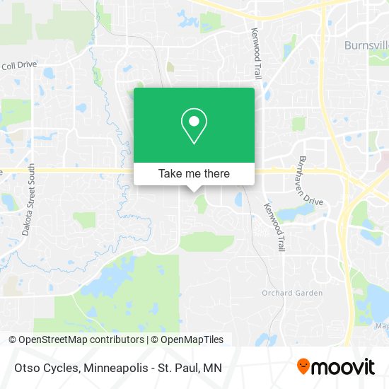 Otso Cycles map