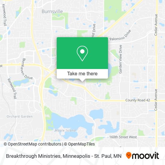 Breakthrough Ministries map
