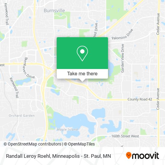 Mapa de Randall Leroy Roehl