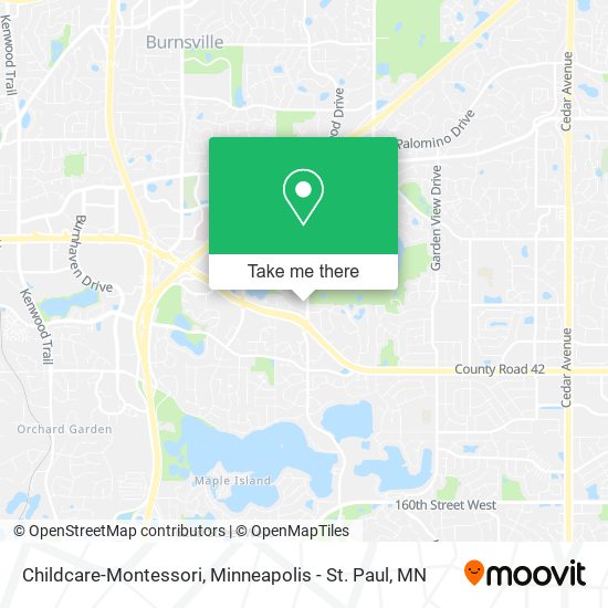 Childcare-Montessori map