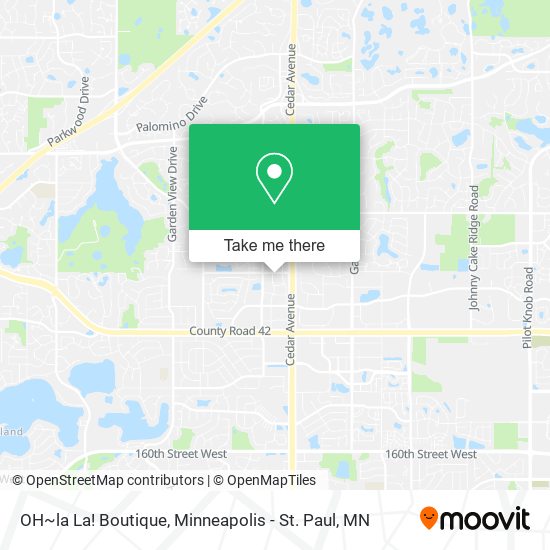 OH~la La! Boutique map