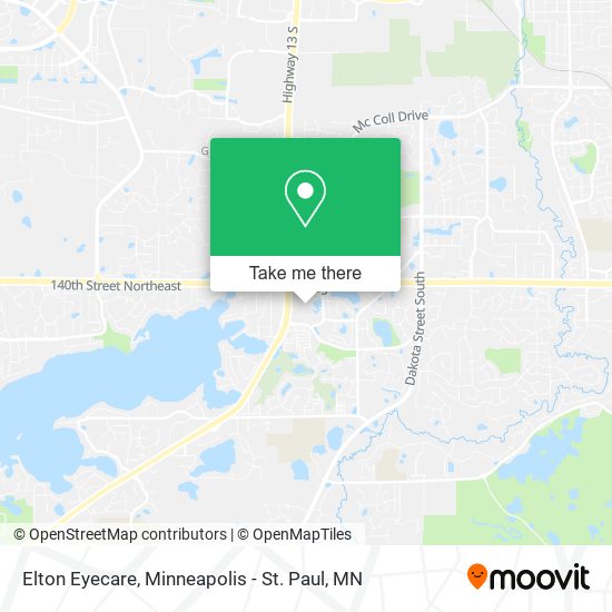 Mapa de Elton Eyecare